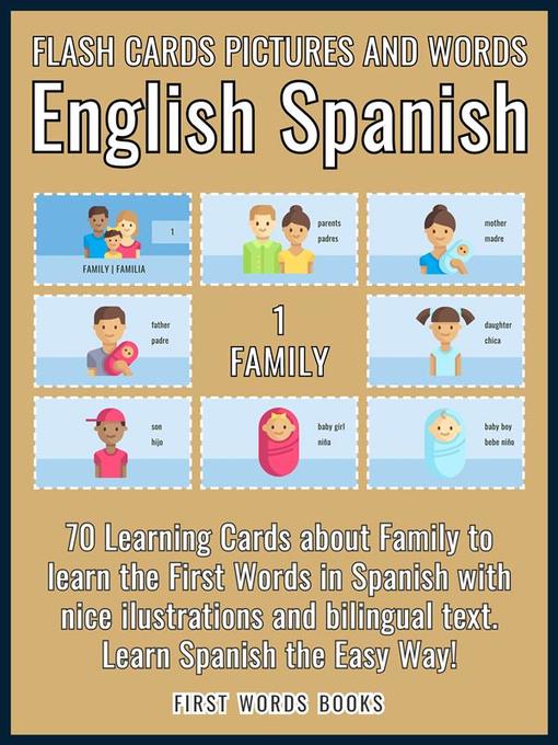 Title details for 1--Family--Flash Cards Pictures and Words English Spanish by First Words Books - Available